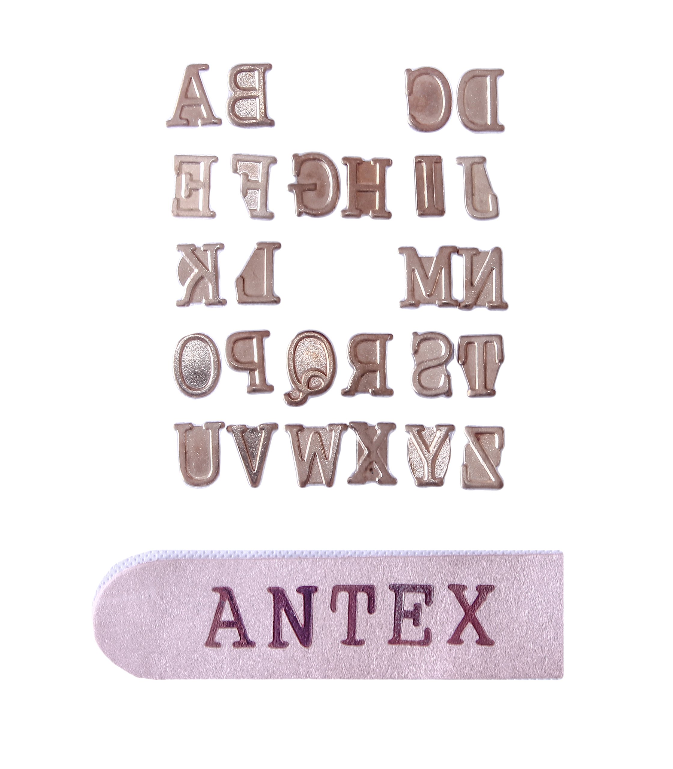 Antex R8Q0L030 Alphabet Pyrography Stamps