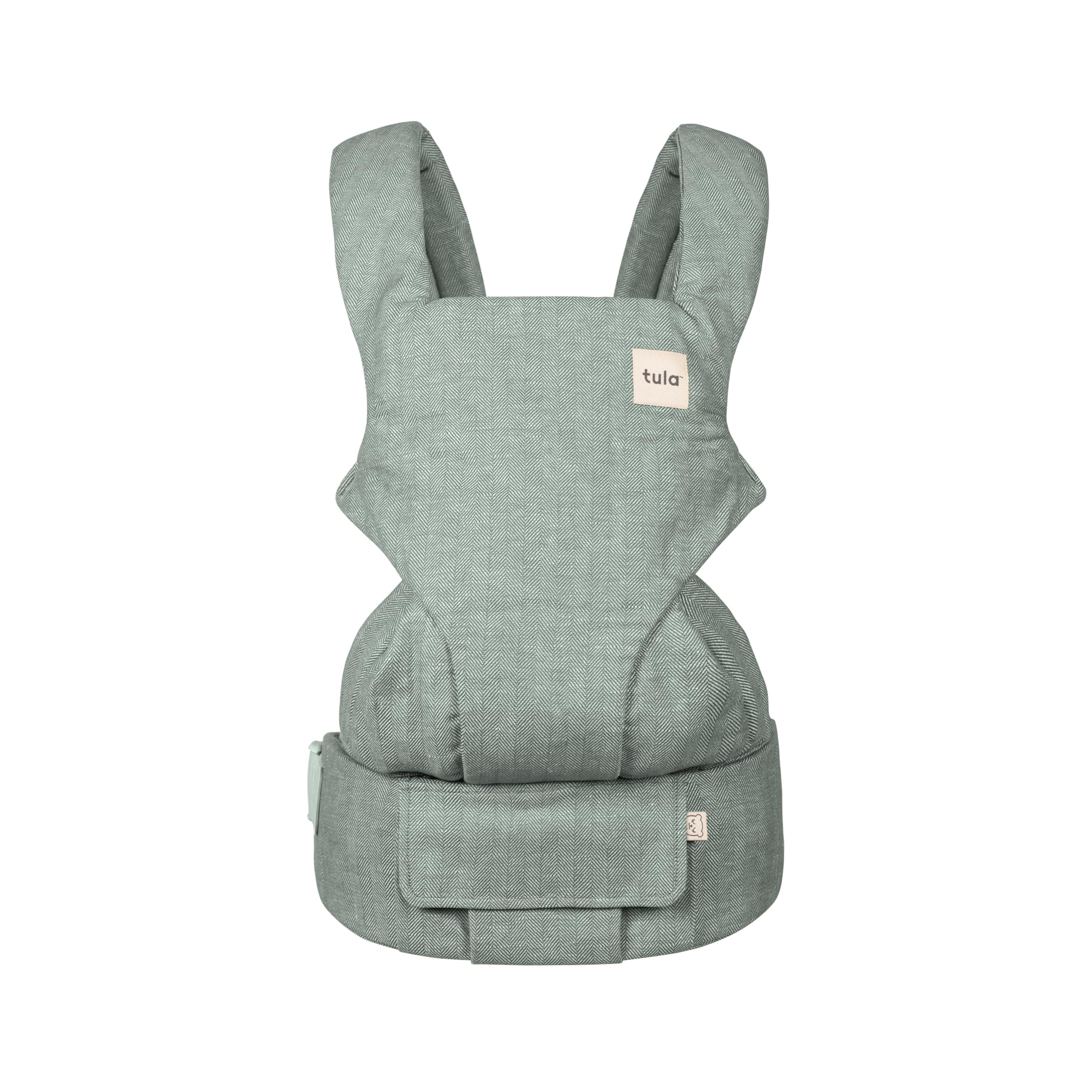 Photo 1 of Baby Tula Explore Carriers - Breathable Baby Carrier Newborn to Toddler - Adjustable Toddler Carrier - Multiple Ergonomic Positions Front and Back - Ergonomic Fit for 7-45 lb - Linen, Spruce