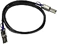 Monoprice 2m 28AWG External Mini SAS 26-Pin SFF-8088 Male to Mini SAS 26-Pin SFF-8088 Male Cable, Black (108185)