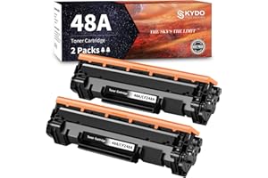 2PK [Latest Chip] CF248A 48A Black Toner Cartridge Replacement for HP 48A CF248A M15w Toner Work with LaserJet Pro MFP M15w M