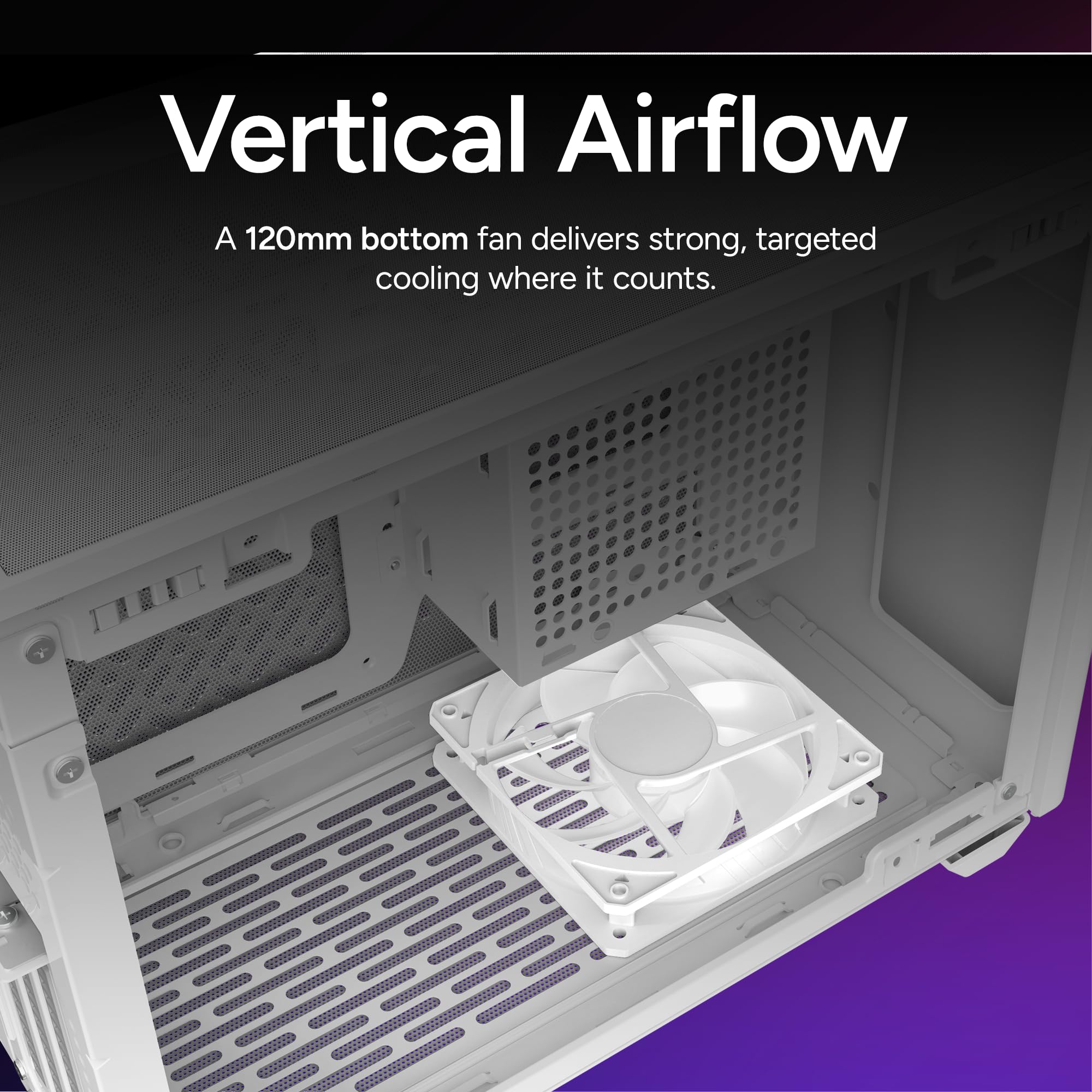 Cooler Master NR200P V2 White Mini-ITX PC Case Ready, SFX Fit PSU Ready to Install, 280mm AIO Support, 357mm Vertical GPU Mount, Designed Ready Nvidia RTX 5090 | AMD RX 9070 XT, Tempered Glass, DIY