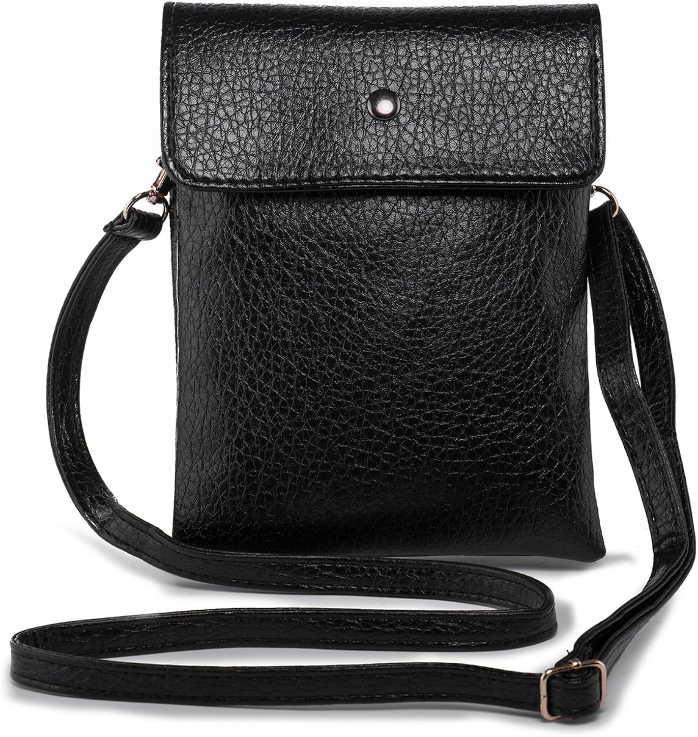 small black purse long strap