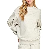 GREEN VOYAGE Women's GOTS Certified 100% Organic Cotton Heavyweight Oversized Sweatshirt