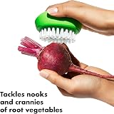 OXO Good Grips Vegetable Brush Nylon Bristles Flexible Non-Slip Grip view 4
