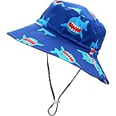 Home Prefer UPF50+ Wide Brim Sun Hat Boys Girls Sun Protection Hat Zoo Beach Swim Safari Bucket Hat for Baby Toddler Kid