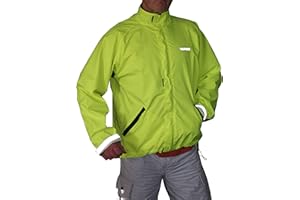 IMPAC CYCLE GEAR Impac Vapor Mens Cycling Jacket Waterproof Windproof Breathable seamtaped Reflective hi vis Yellow Bike Commuting