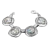 Paz Creations .925 Sterling Silver Roman Glass
