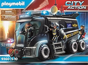 PLAYMOBIL Tactical Unit Truck: Toys 