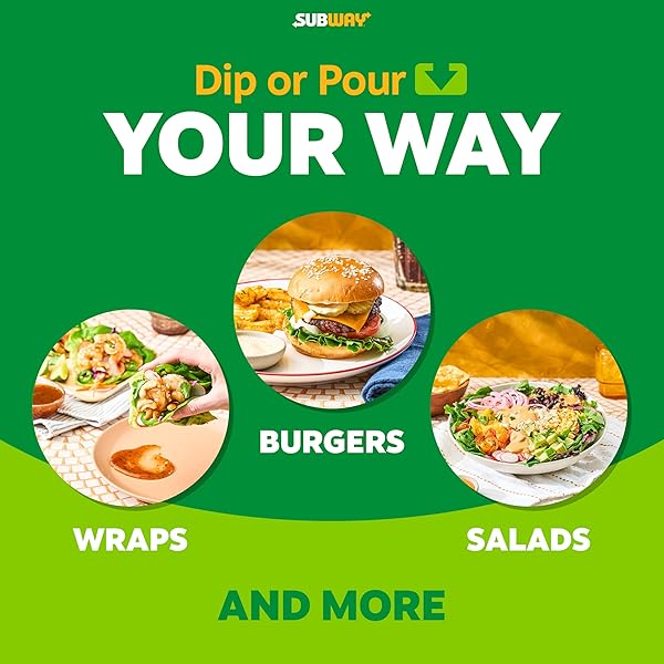 SUBWAY SWEET ONION TERIYAKI SAUCE, 16 FL. OZ., MADE WITH GINGER, POPPYSEED AND GREEN ONIONS, PERFECT CHICKEN MARINADE, GLAZE, STIR FRY OR HIBACHI SAUCE