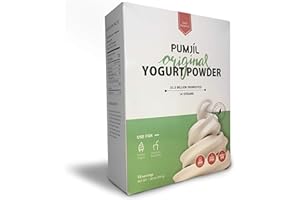 Pumjil Ice Cream Mix, Probiotic Soft Serve Ice Cream Mix, Ideal for Frozen Yogurt and Smoothies, 55 Servings Per Box Soft Serve Mix, 146 Ounce eatable portion (Orginial)