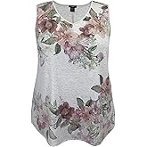 LEEBE Women and Plus Size Printed Tank (Small - 5X)