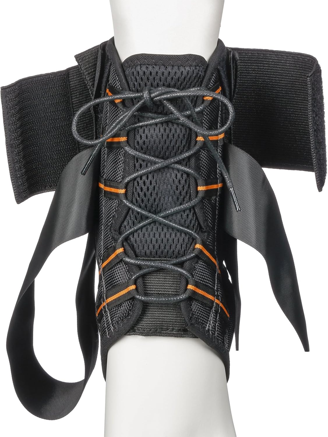 Active Ankle AS1 Pro Lace Up Ankle Brace, Ankle Stabilizer for Protection & Sprain Support for Volleyball, Rugby, Basketball, Braces with Laces to Wear Over Compression Socks or Sleeves, Various Sizes: Sports & Outdoors