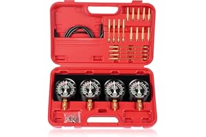 Motorcycle Fuel Vacuum Carburetor Synchronizer carb sync Gauge Compatible with Honda Yamaha