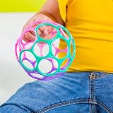 Bright Starts Oball Classic Easy-Grasp Toy Pink Purple view 4