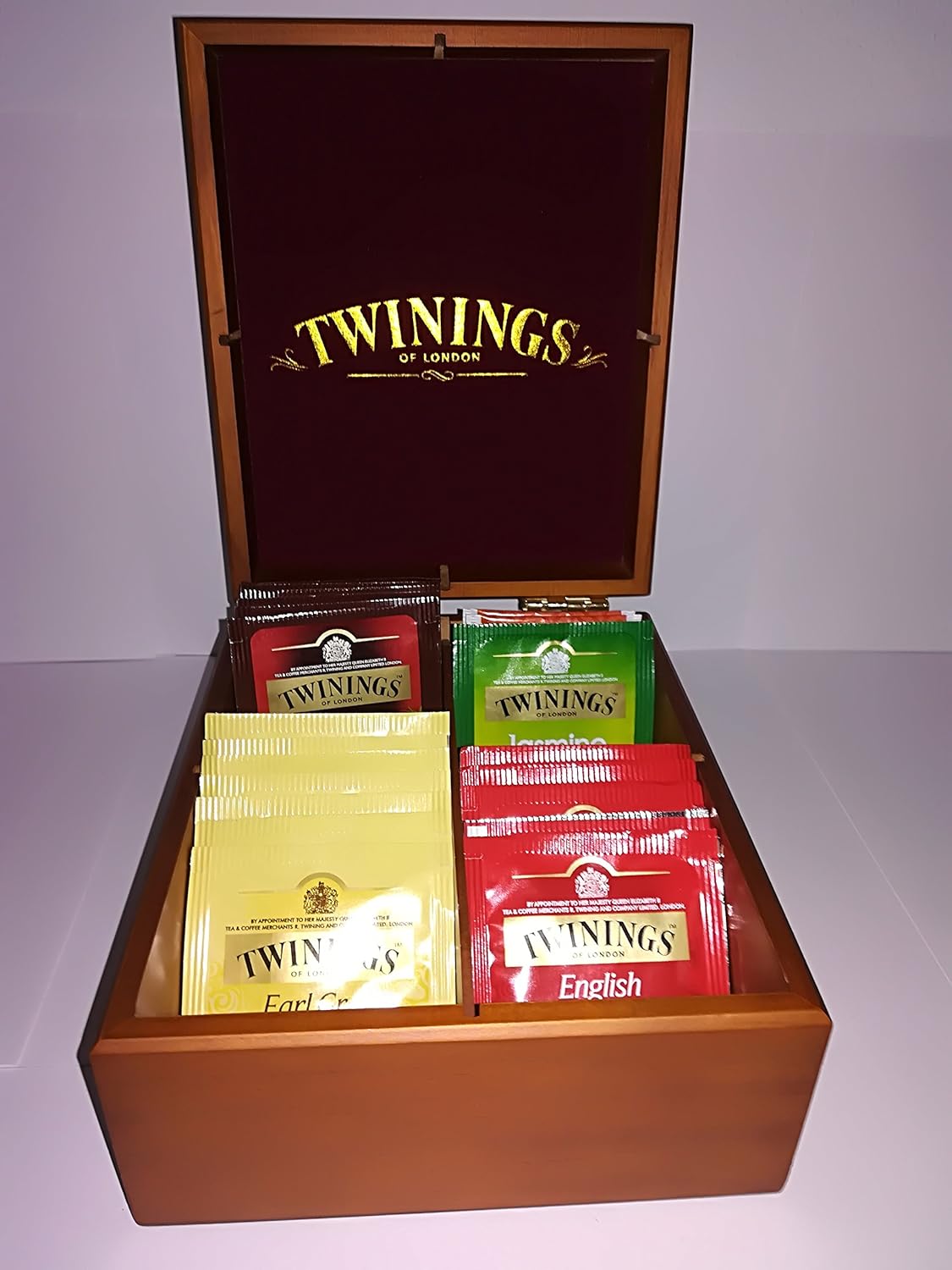 Twinings Box 40 Tea Selection – Caja Madera 40 té: Amazon.es: Hogar