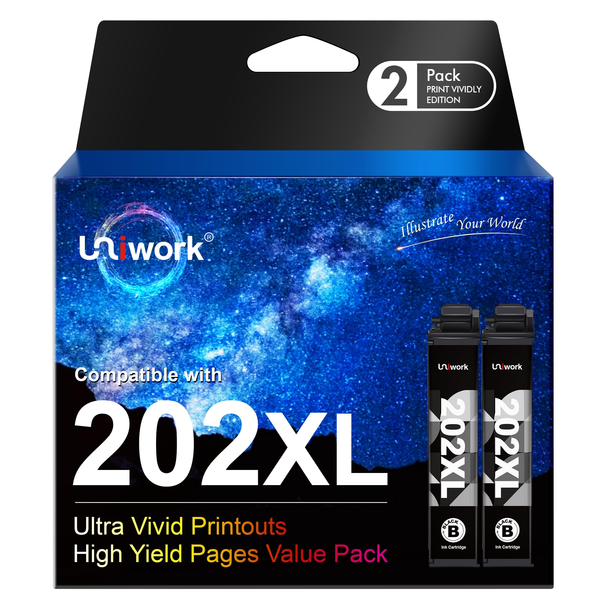 Uniwork Remanufactured 202XL Ink Cartridge
