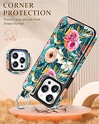 Lotadilo for iPhone 15 Pro Wallet Case with Card