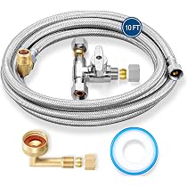 Kit de instalação de lava-louças – Kit de mangueira trançada de ...