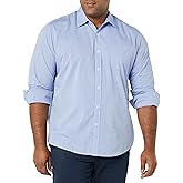 Amazon Essentials Men's Regular-Fit Long-Sleeve Casual Poplin Shirt