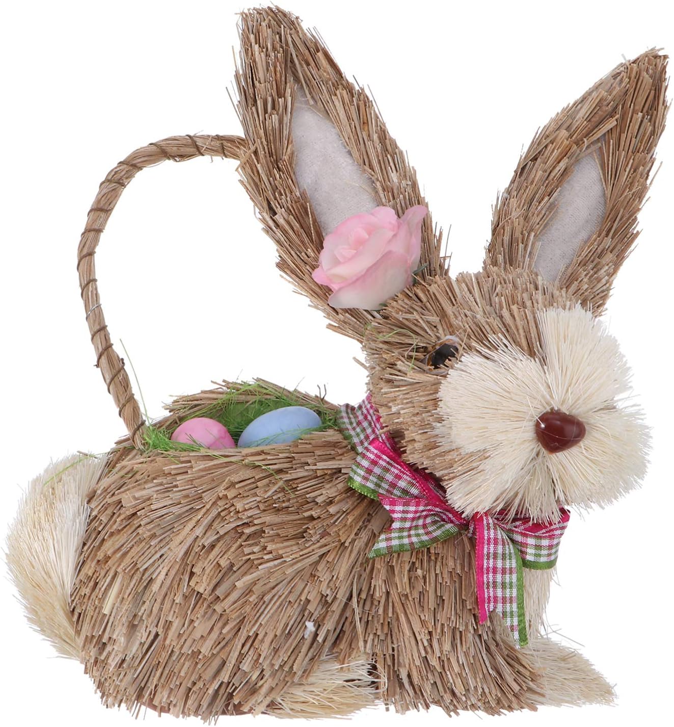 Coelho da Páscoa Palha Decoração