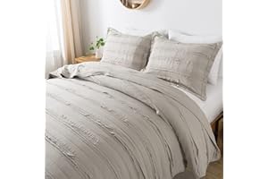 HoneiLife Queen Quilt Bedding Set - 3 Pieces Washed Microfiber Quilt Sets Lightweight Bedspreads Ultra Soft Coverlets Vintage Bed Cover Ruffled Bedding Set All Season Quilts-Sandy