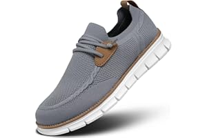 WREZATRO Mens Casual Loafers Shoes Slip On Fashion Walking Dress Sneakers Business Oxfords Work Lightweight Soft Sole Zapatos