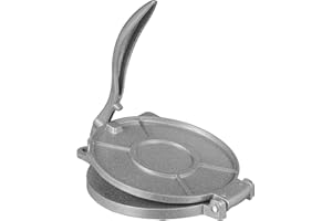 JOINPAYA Aluminum Alloy 16.5cm Tortilla Press Manual Dough Presser for Flour and Corn Tortillas Quesadillas