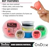 CanDo TheraPutty Antimicrobial - 6 oz Red Therapeutic Modelling Clay view 5