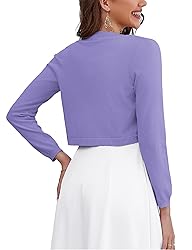 OmicGot Women's Classic Bolero Shrug Cropped