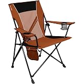 Kijaro Dual Lock Chair Color: Victoria Desert Orange | Dual Lock Experience