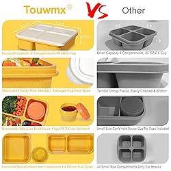 TOUWMX Original 40OZ Lunchable Container with