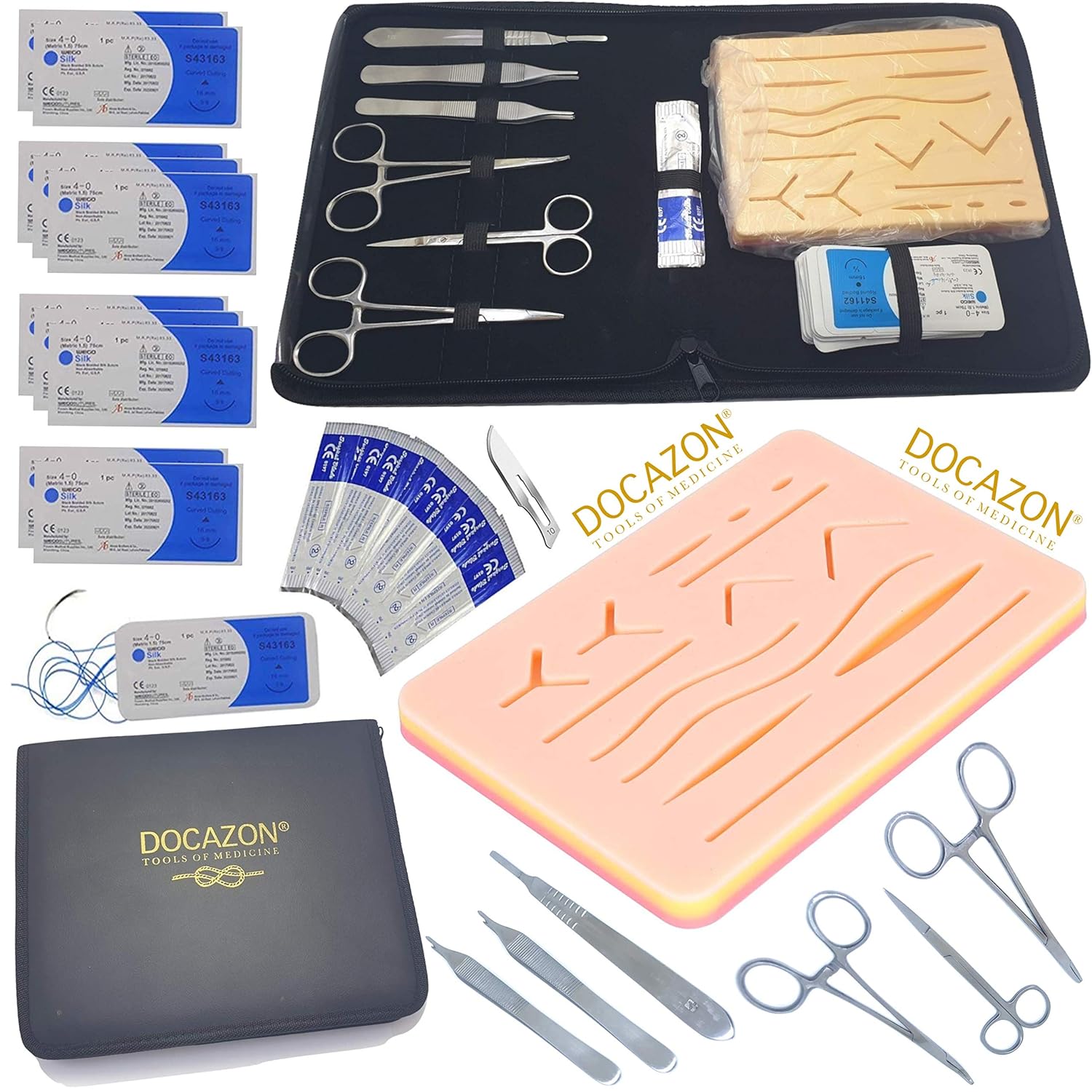 DOCAZON Complete Suture Set (Large Suture Pad w/Sutures