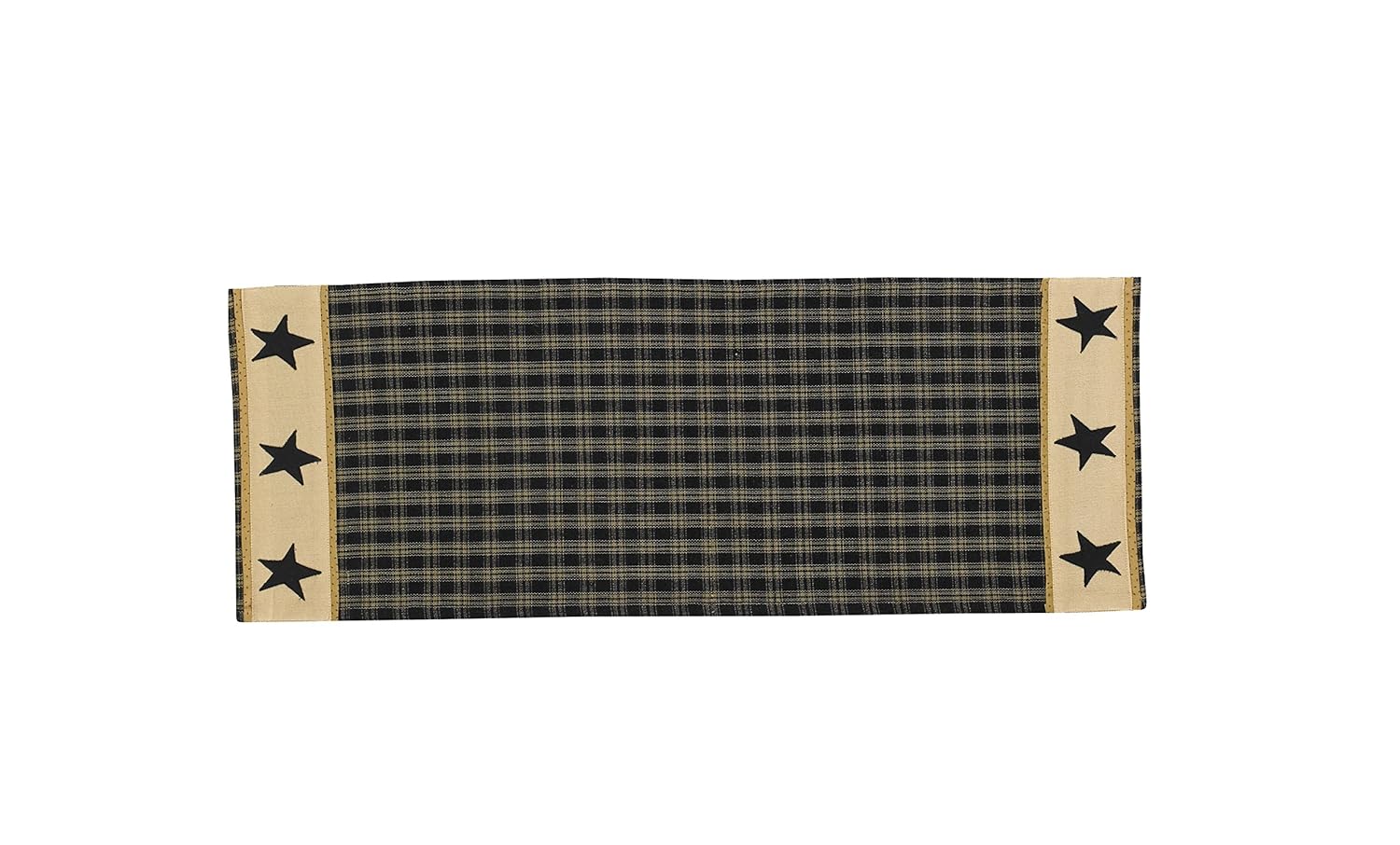 Best country table runner black stars