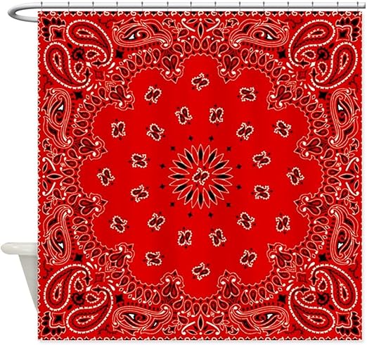 Amazon Com Cafepress Bbq Red Paisley Bandana Scarf Western Fabric
