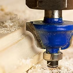 6Pcs Straight Router Bit Set Roundover/Core Box