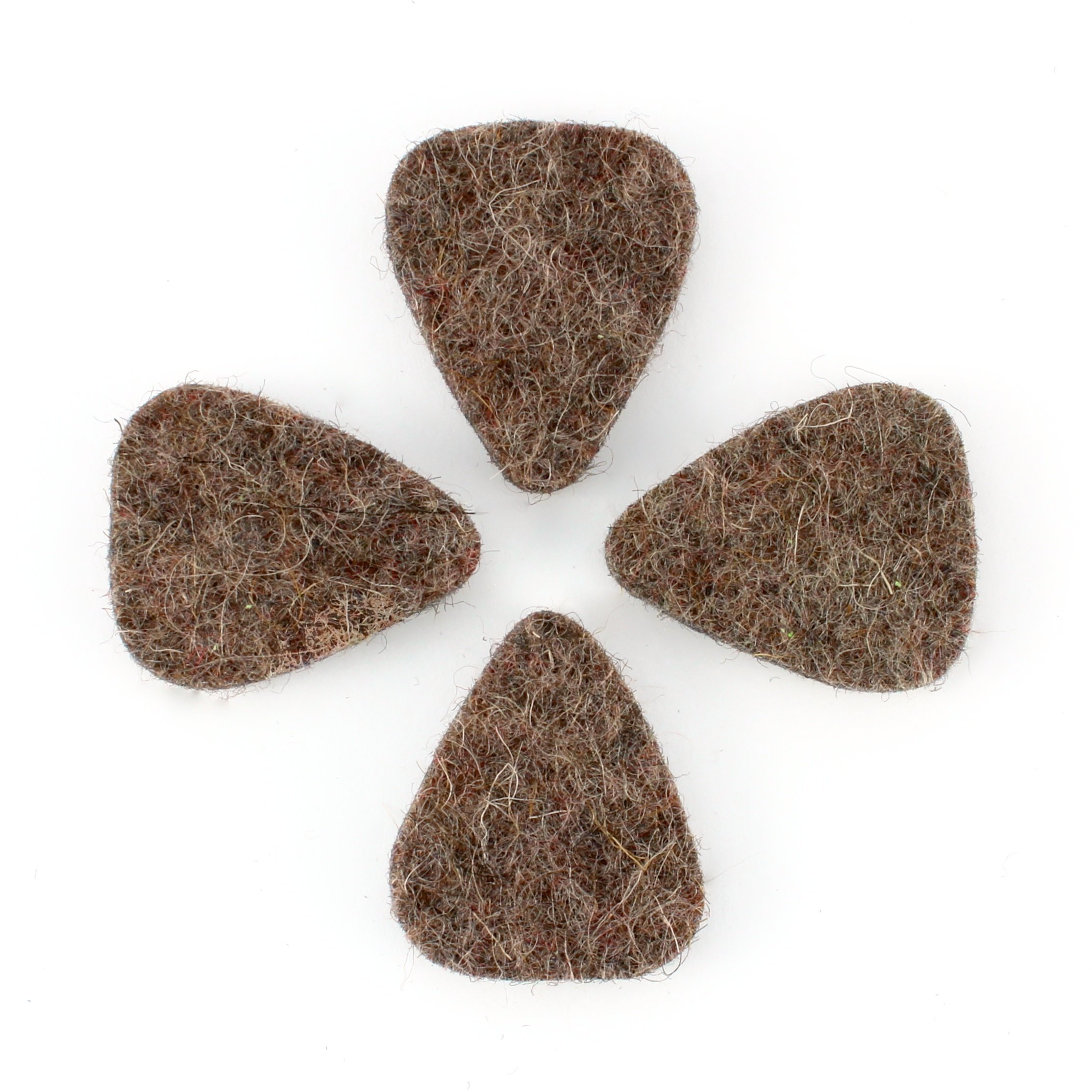 Felt Tones Mini Guitar plectrum,Grey Wool Felt(Pack of 4)
