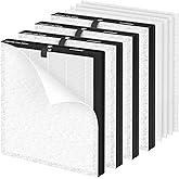 HY4866 Replacement Filter Compatible with MORENTO HY4866, Pureborne HY4866, WESTHEY HY4866 ＆ YIOU M1 Air Purifier, (4 True HE