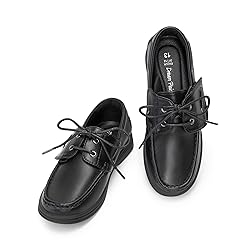 DREAM PAIRS Boys Dress Shoes Boat Shoes Slip on