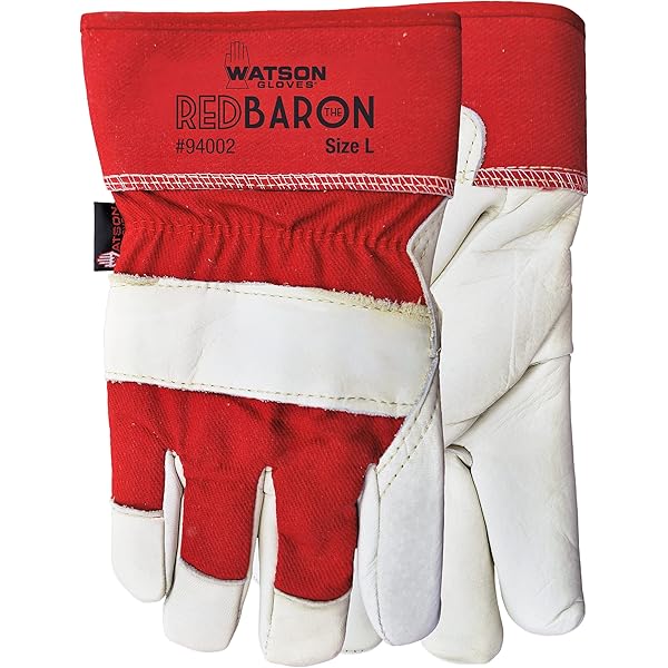 NEVA cleansinggoo／my's No. 36／ATPLON Red Watson Gloves 94002XXS Red Baron Winter Glove - Full-Grain