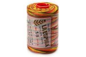 LA ESPIGA Espiga No.18 Variegated - 100% Nylon Omega String Cord for Knitting and Crochet - 55 Autumn