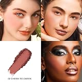 Oulac Plummy Brown Matte Blush N02 Cheek to Cheek, Long-Lasting Vegan view 2
