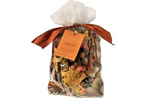 Aromatique Pumpkin Spice Potpourri Bag 11oz - Decorative Home Fragrance, Perfect Fall Decoration Long Lasting Room Air Freshener Deodorizer Sachet Botanicals or Catchall Bowl Filler Decor Centerpiece
