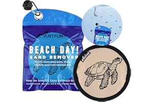 ANTFUNY Beach Sand Remover Sand Eraser Brush Wipe Mitt Family Kids Women 2025 Summer Beach Vacation Essentials Hawaii Honeymoon Accessories European Costa Rica Bahamas Trip Must Haves Alaska Cruise Ship Gear