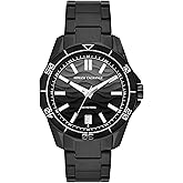 Armani Exchange A｜X Dive-Inspired Sports Watch for Men with Stainless Steel or Silicone Band