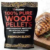 Kona Premium Blend Smoker Pellets, Intended for Ninja Woodfire Outdoor Grill, 2 lb Resealable Bag