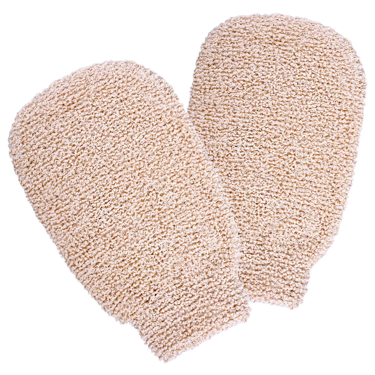 Delicate girl 2 Packs Dual Sided Bath Shower Gloves Mitt