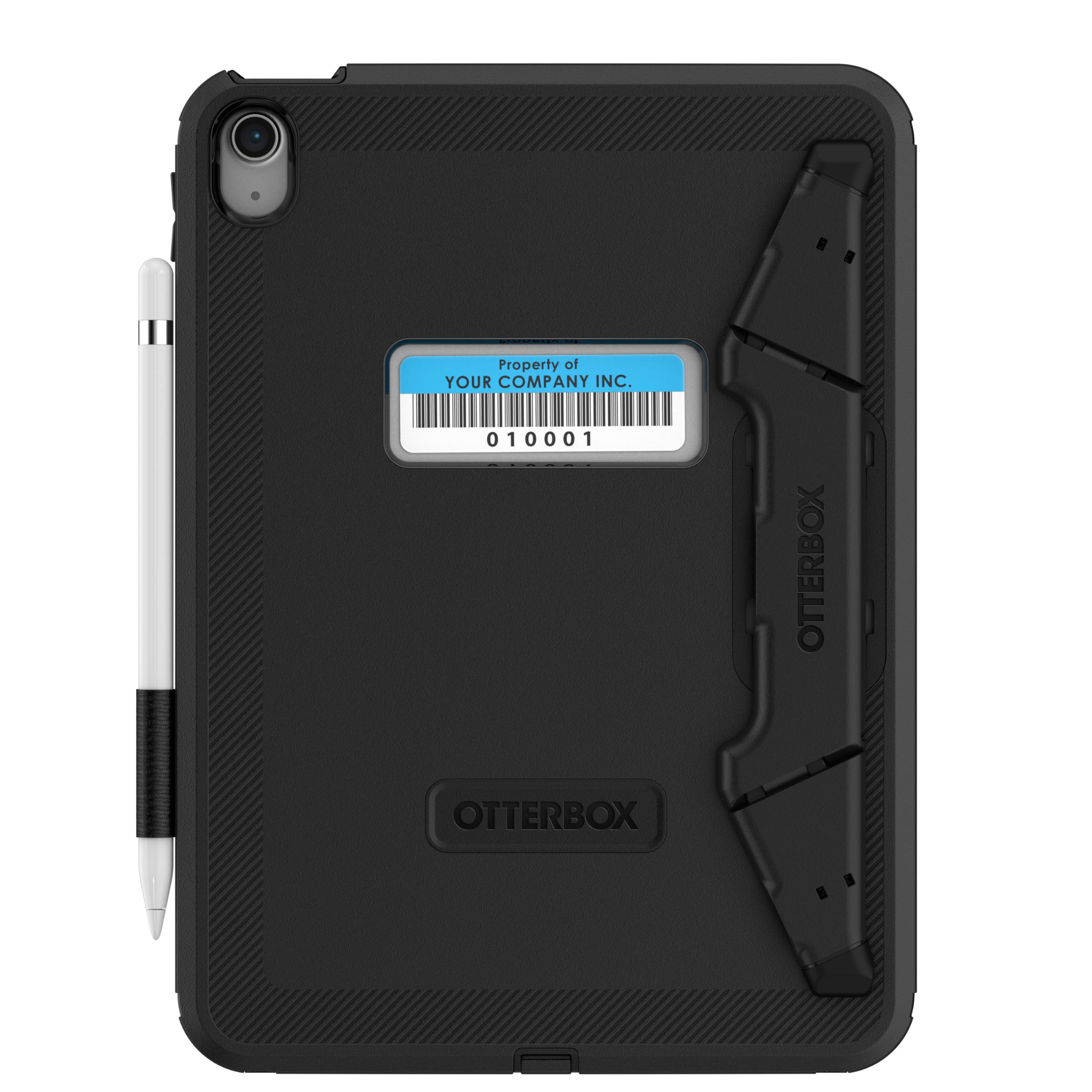 OtterBox Defender for Business (Screenless Edition) W/EDU Stand for iPad 10th Gen (ONLY) - Black (Non-Retail Packaging)