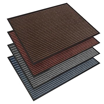 casa pura Schmutzfangmatte Tango gestreift | hält Schmutz und Nässe draußen | Fußmatte für Eingangsbereich und Haustür | Eing