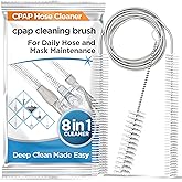 resplabs CPAP Hose Cleaning Brush - Long Flexible Stainless Steel Wire Brush for Deep Cleaning Inside CPAP Tubing