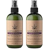 Cannabolish Lavender Smoke Odor Eliminator Spray and Air Freshener, 8 fl. oz, Natural Ingredients (Pack of 2)